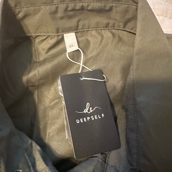 Women’s Collared Shirt Dress Tunic with Pockets - Picture 3 of 4